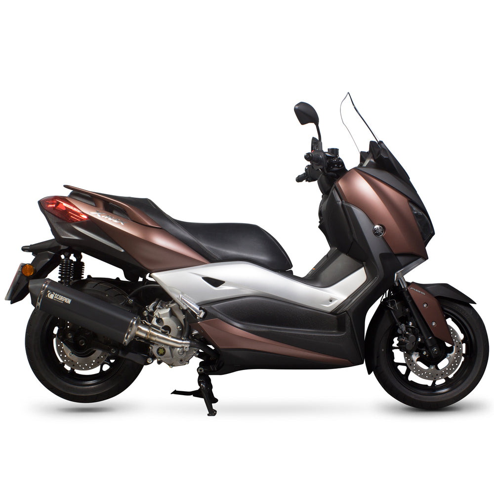 Scorpion Serket Parallel Black Exhaust-Yamaha XMAX 300 2017-2020