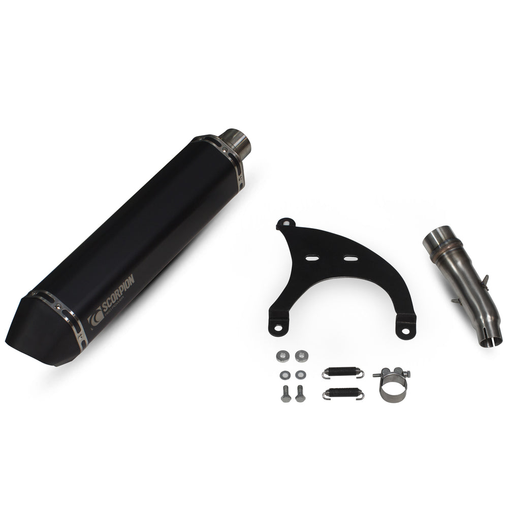 Scorpion Serket Parallel Black Exhaust-Yamaha XMAX 300 2017-2020