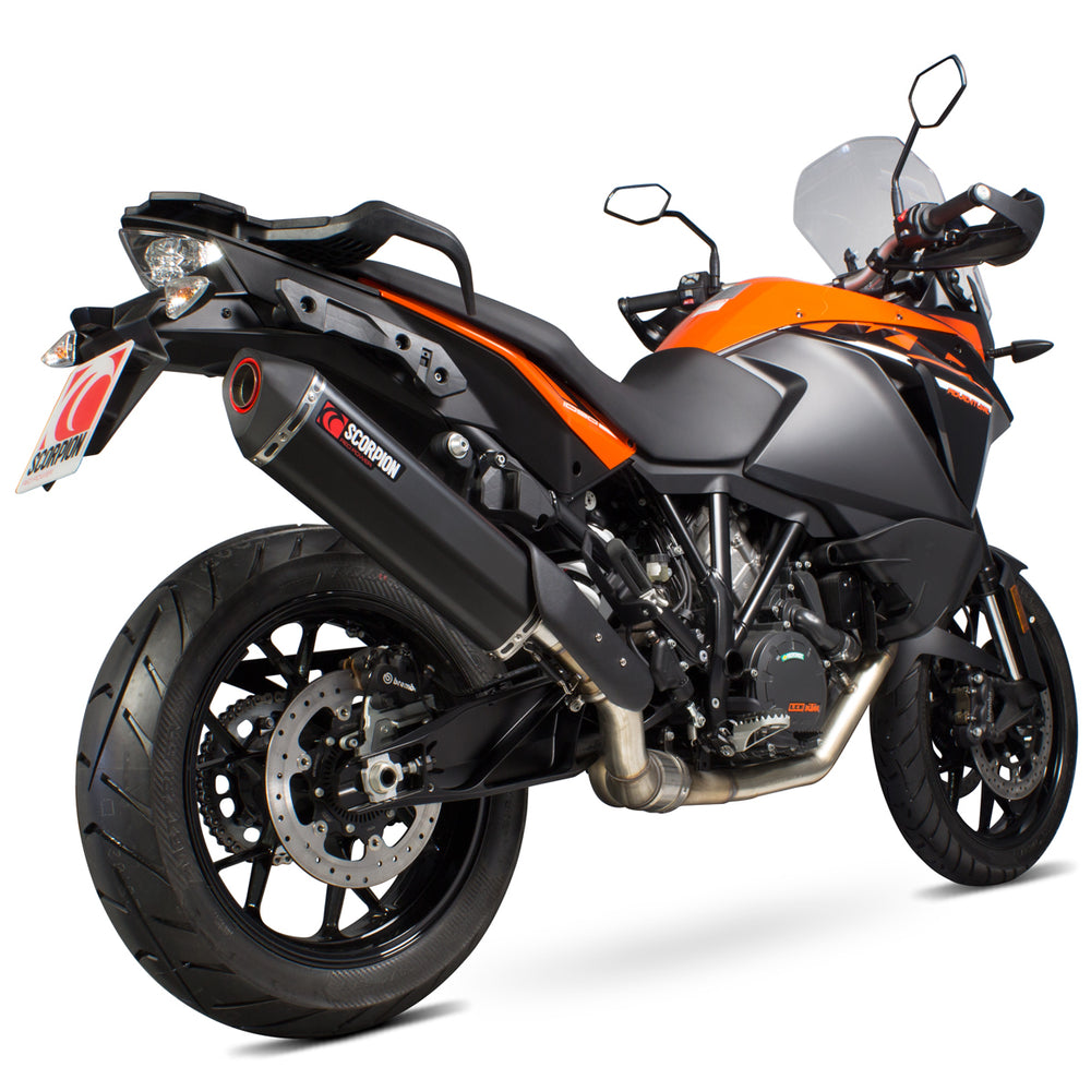 Scorpion Serket Parallel Black Ceramic Exhaust For KTM 1190 Adventure 2013-2016