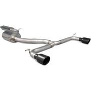 Scorpion Car Exhaust Cat-Back System Resonated Black Ceramic Daytona - Volkswagen Golf MK7.5 GTI 2017 - 2018