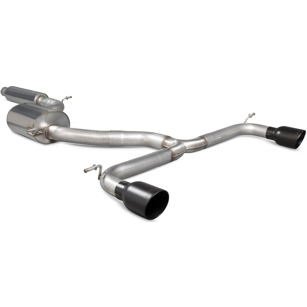 Scorpion Car Exhaust Cat-Back System Resonated Black Ceramic Daytona - Volkswagen Golf MK7.5 GTI 2017 - 2018