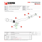 Scorpion Car Exhaust Turbo Downpipe With High Flow Sports Catalyst - VW Golf MK7.5 GTI 2017 - 2018