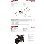 Scorpion Serket Taper Carbon Exhaust - KTM 1290 Super Duke R 2014-2019, GT 2014-2021