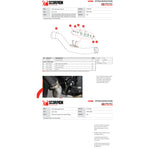 Scorpion De-Cat Catalyst Removal Pipe For KTM 1290 Super Duke R And GT 2017-2019