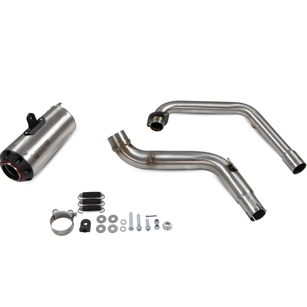 Scorpion Red Power Stainless Steel Exhaust For Honda CB 125 R 2018-2020