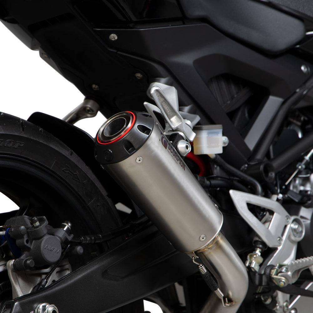 Scorpion Red Power Stainless Steel Exhaust For Honda CB 125 R 2018-2020