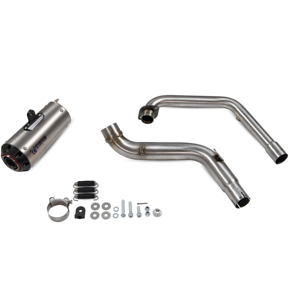Scorpion Red Power Stainless Steel Exhaust For Honda CB 125 R 2018-2020