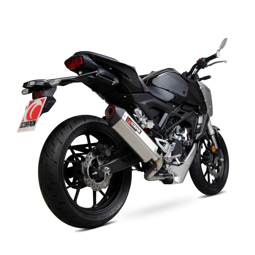 Scorpion Serket Parallel Stainless Steel Exhaust For Honda CB 125 R 2018-2020