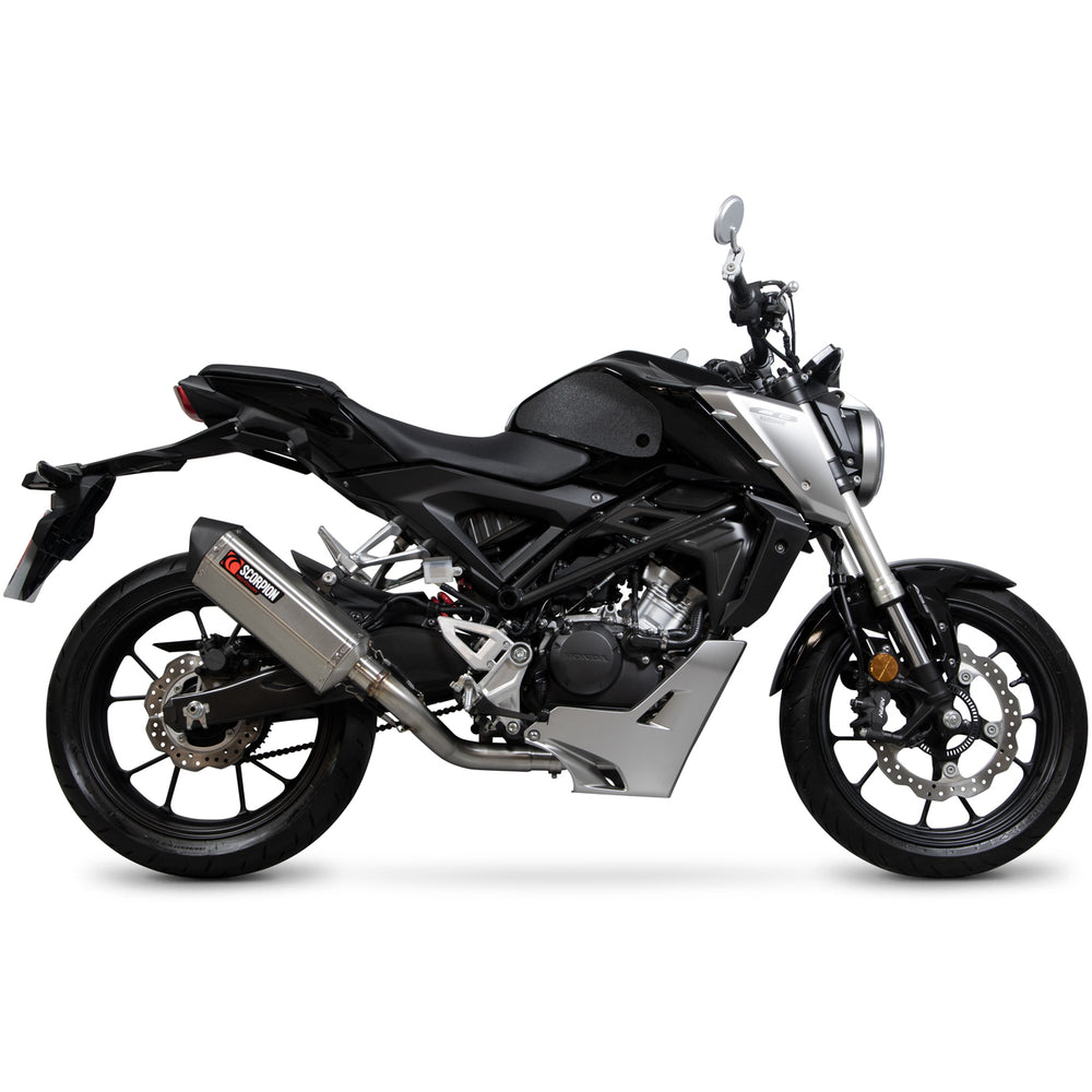 Scorpion Serket Parallel Stainless Steel Exhaust For Honda CB 125 R 2018-2020
