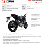 Scorpion Serket Parallel Stainless Steel Exhaust For Honda CB 125 R 2018-2020