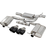 Scorpion Car Exhaust Cat-Back System (Resonated) Black Ceramic Daytona for VW Golf R 7.5 Estate Facelift (GPF & Non-GPF Models) 2018-2020