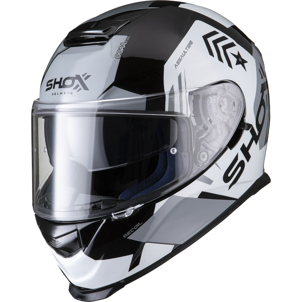 Shox Assault Evo Recoil Motorcycle Helmet