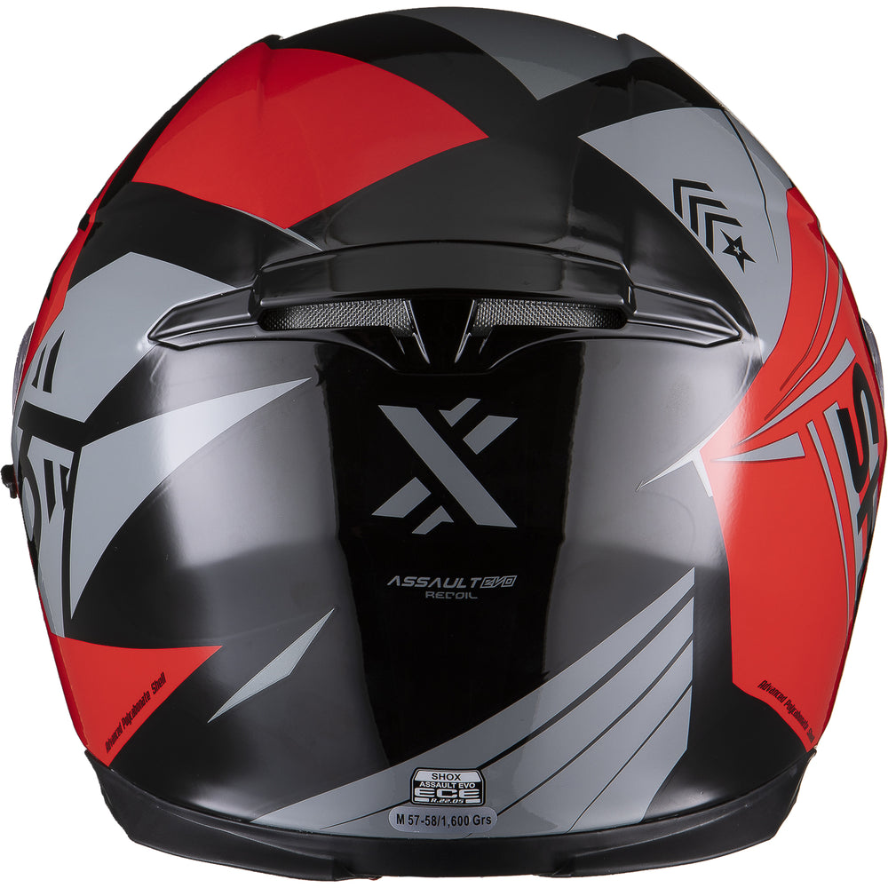 Shox Assault Evo Recoil Motorcycle Helmet