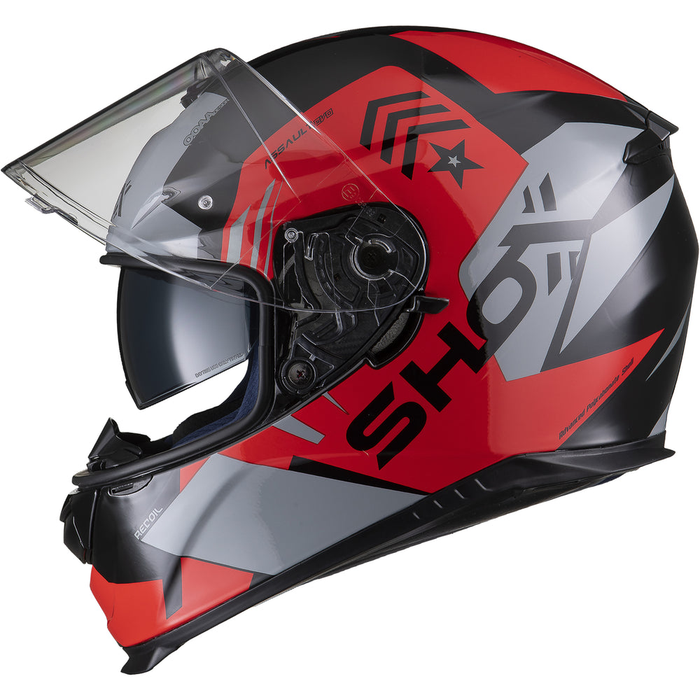 Shox Assault Evo Recoil Motorcycle Helmet