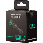 Ultimateaddons Mirror Stem Mount Attachment 8 - 16mm + 3 Prong Adapter V2