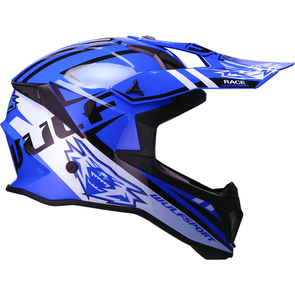 Wulf Race Series Motocross Helmet
