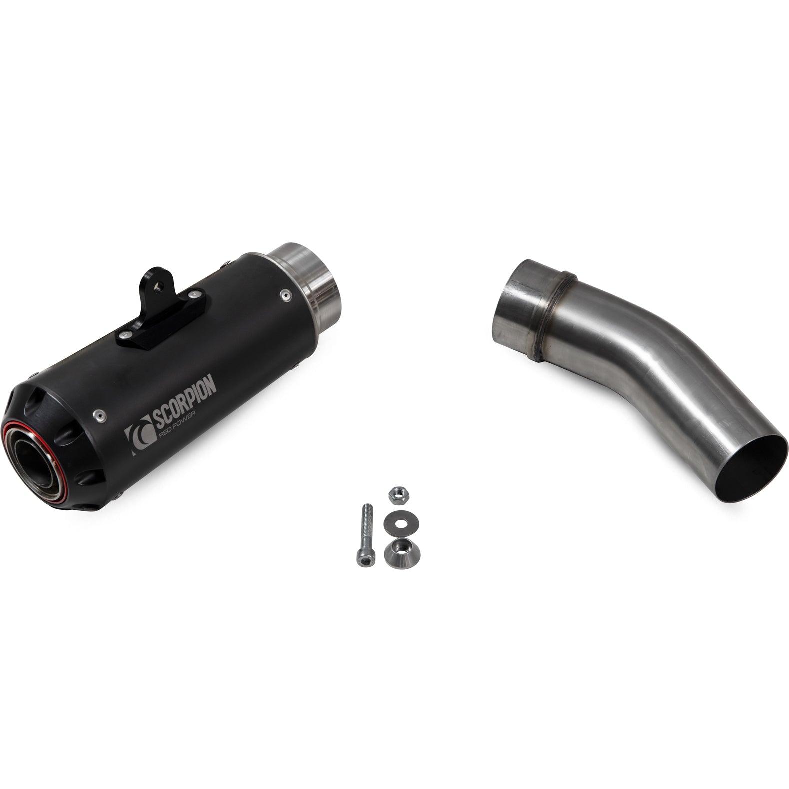 Scorpion Red Power Black Ceramic Exhaust - Kawasaki Ninja ZX-6R