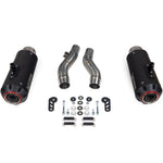 Scorpion Red Power Black Ceramic Exhaust - Kawasaki Z1000SX Euro 4 2017 - 2019