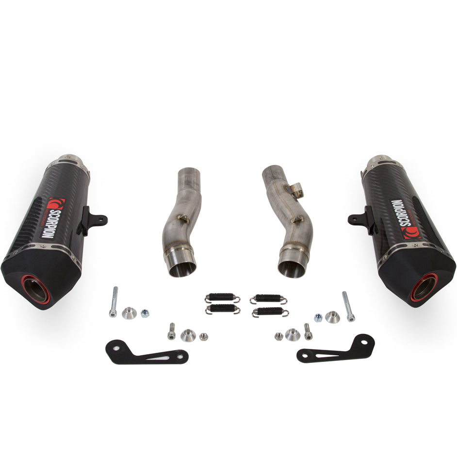 Scorpion Serket Taper Carbon Exhaust For Kawasaki Z1000SX Euro 4 2017-2019
