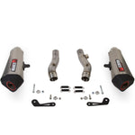 Scorpion Serket Taper Satin Titanium Exhaust For Kawasaki Z1000SX Euro 4 2017-2019