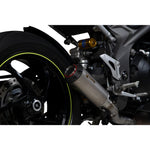 Scorpion Red Power Satin Titanium Exhaust - Triumph Speed Triple 1050 S and RS 2018 - 2020