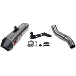 Scorpion Red Power Satin Titanium Exhaust For Triumph Speed Triple 1050 S And RS 2018-2020