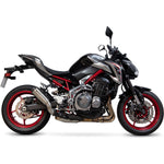 Scorpion Red Power Stainless Steel Exhaust For Kawasaki Z900 And Z900 A2 2017-2019