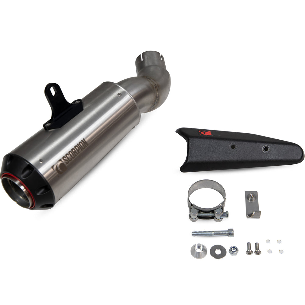 Scorpion Red Power Stainless Steel Exhaust For Kawasaki Z900 And Z900 A2 2017-2019