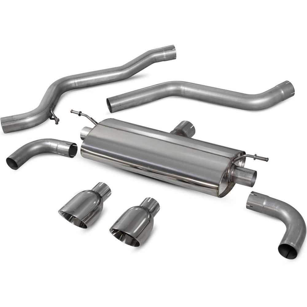 Scorpion Car Exhaust GPF-Back System (Non-Resonated) Daytona - Ford Focus ST MK 4 2019 - 2021