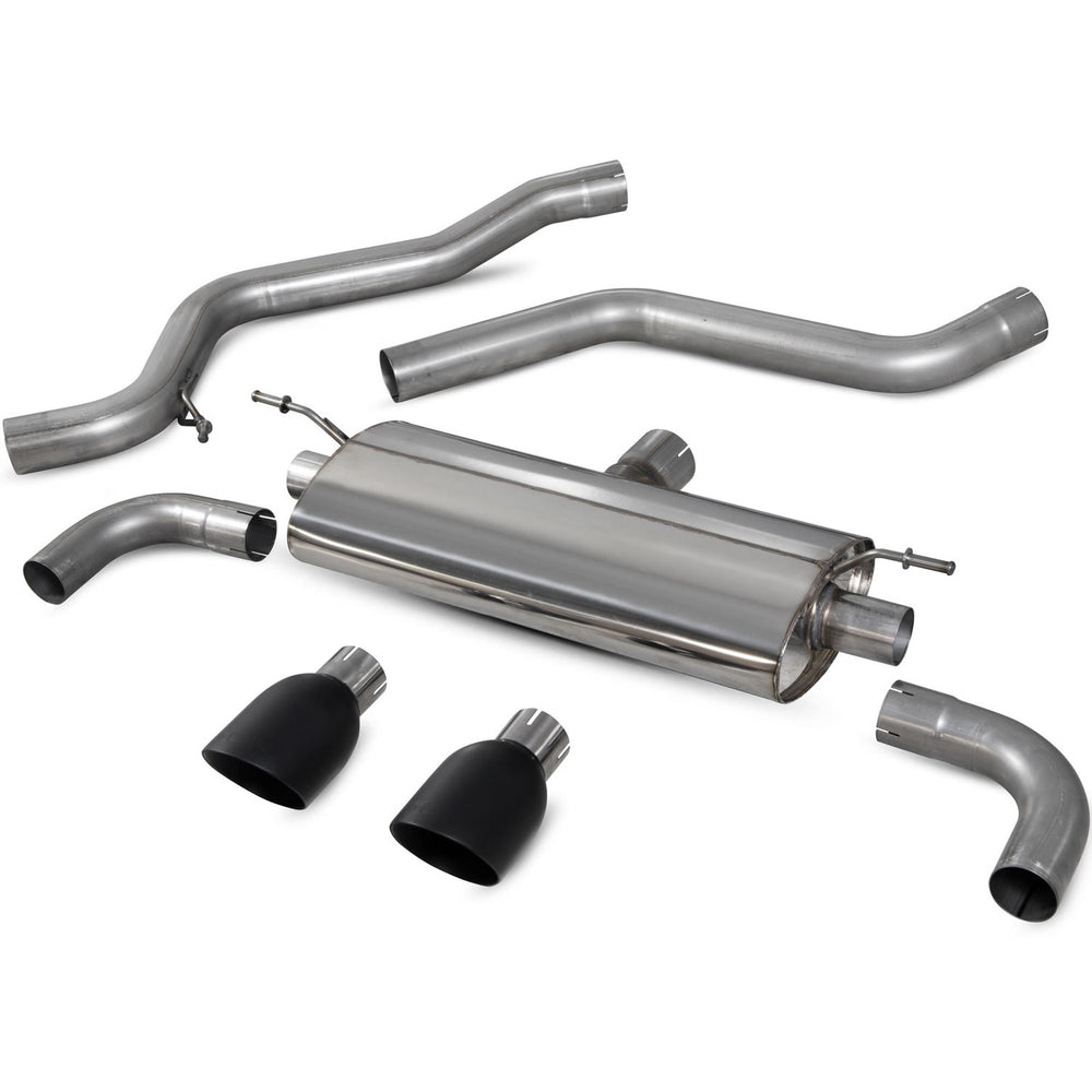 Scorpion Car Exhaust GPF-Back System (Non-Resonated) Daytona Black Ceramic - Ford Focus ST MK 4 2019 - 2021