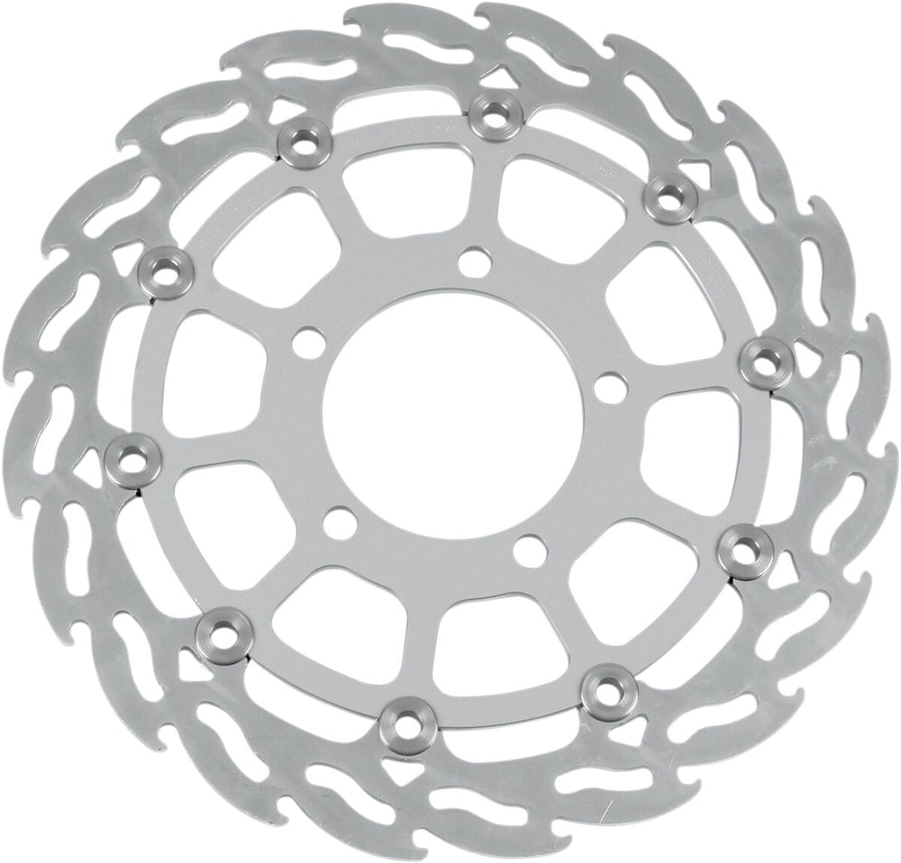 Moto Master Flame Series Front Right Brake Disc - Kawasaki ZX-6 RR 600 2003-2004