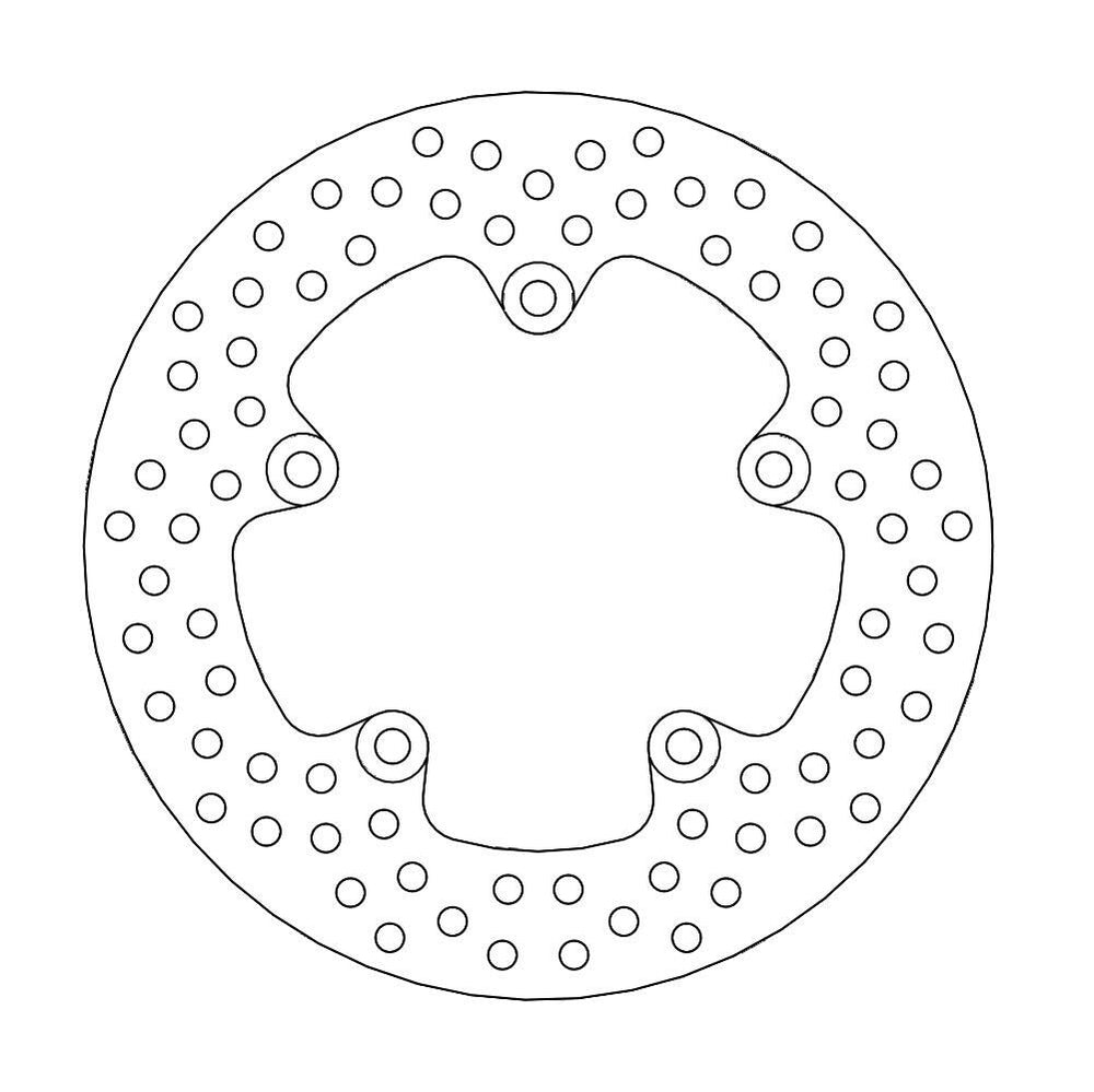 Moto Master Halo Series Rear Brake Disc - Aprilia Tuono 1000 R 2003-2010