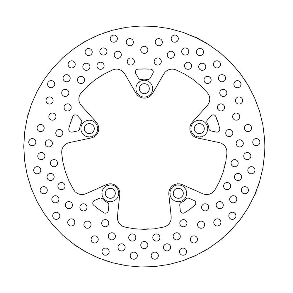 Moto Master Halo Series Rear Brake Disc - Kawasaki ZZR 1200 2002-2005