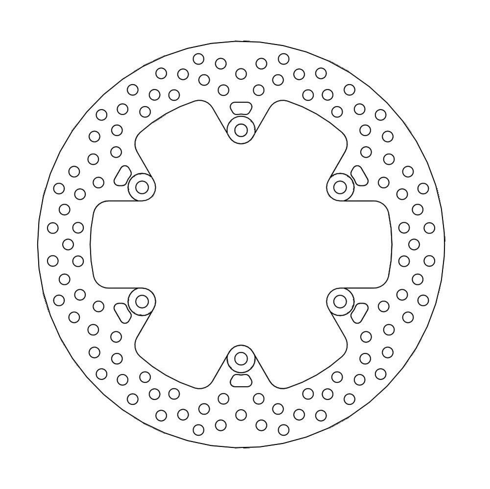Moto Master Halo Series Rear Brake Disc - Yamaha BT1100 Bulldog 2002-2006