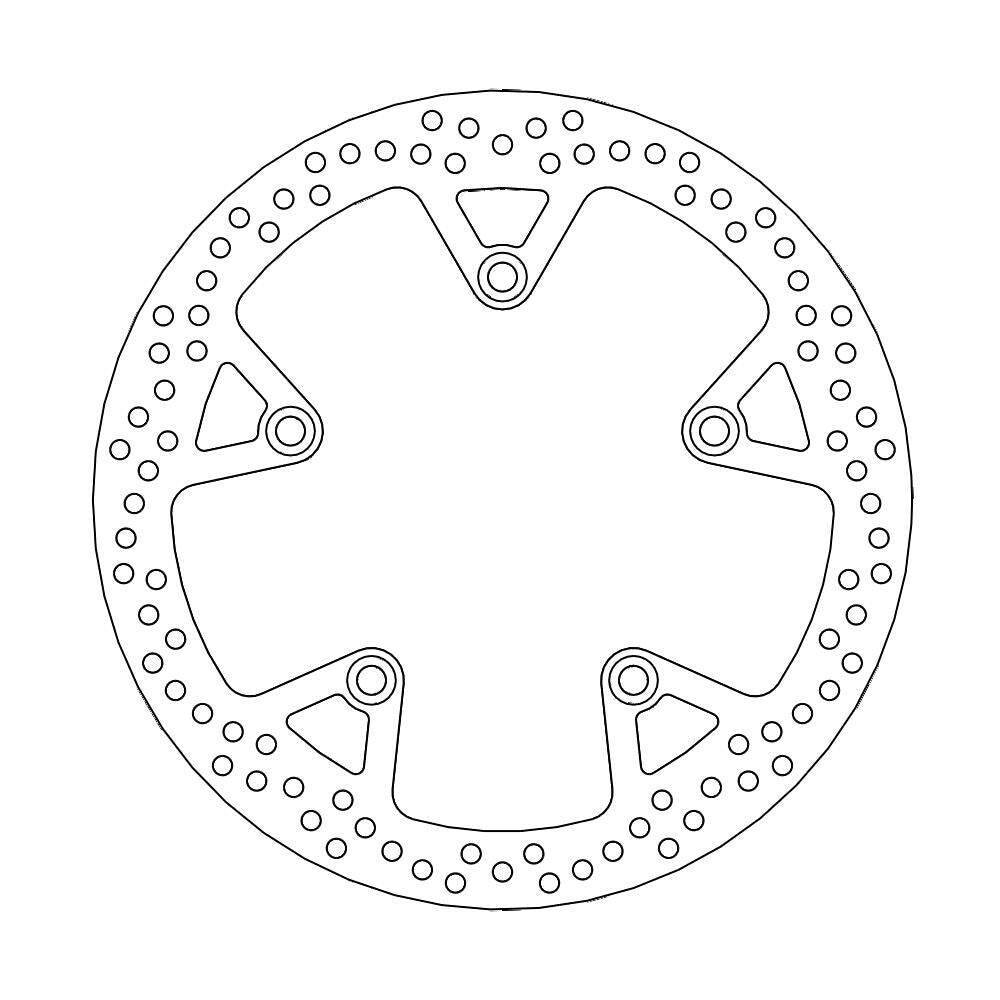 Moto Master Halo Series Rear Brake Disc - BMW K 1300 GT 2004-2011