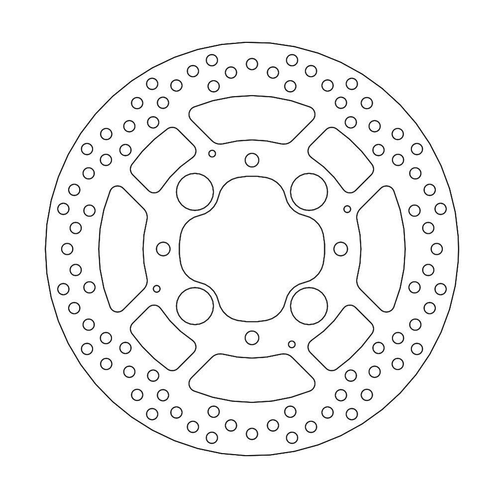 Moto Master Halo Series Rear Brake Disc - Honda VFR 800 X 2011-2015