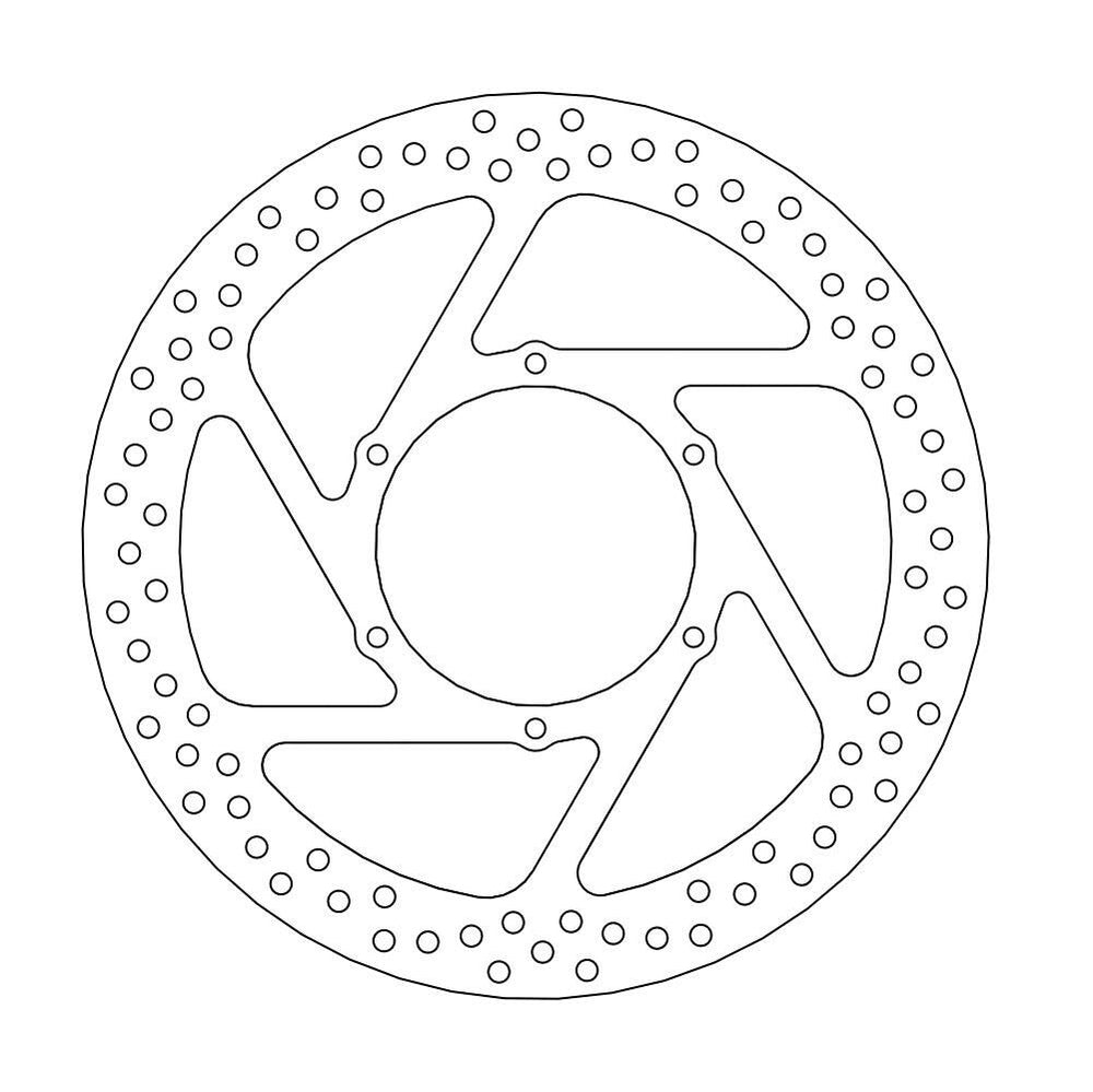 Moto Master Halo Series Fixed Front Brake Disc - Husqvarna TR650 2013