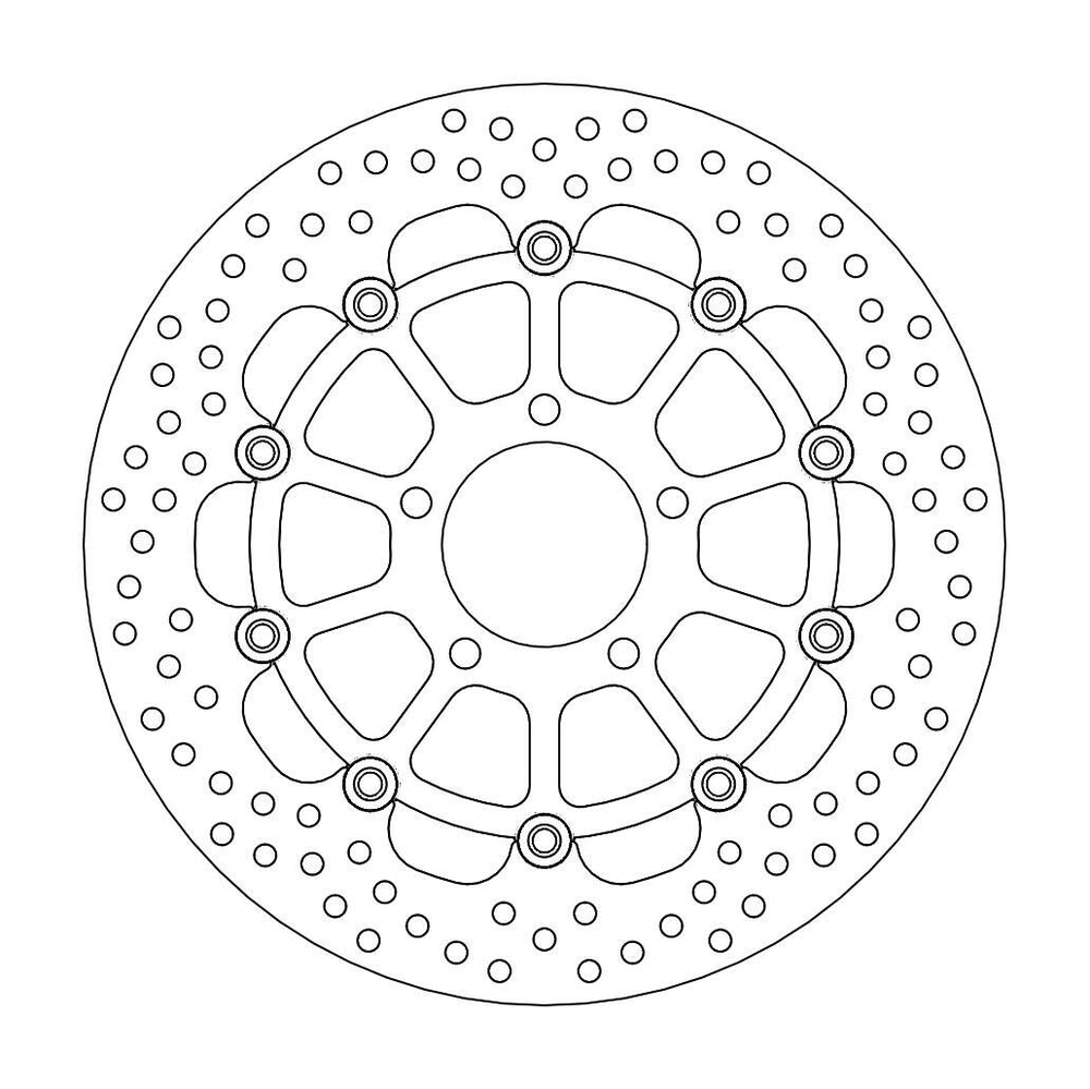 Moto Master Halo Series Floating Front Brake Disc - Suzuki SV 1000SZ 2006