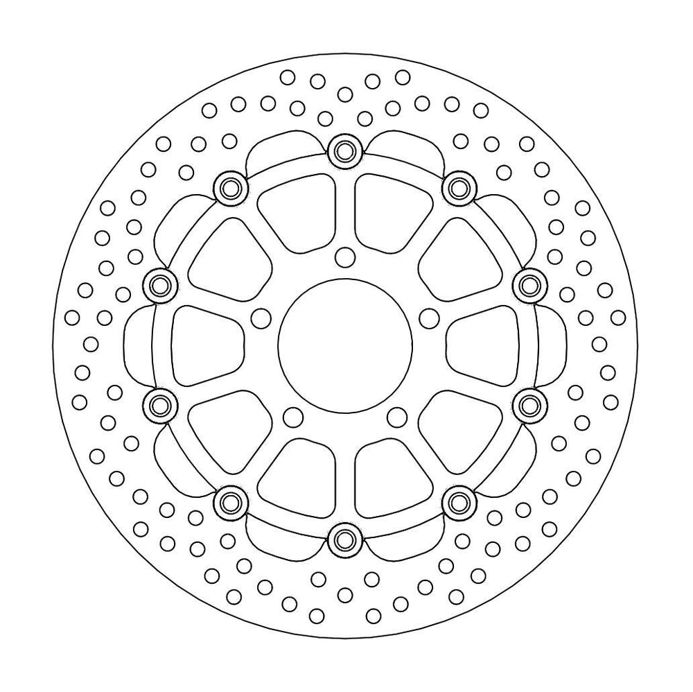 Moto Master Halo Series Floating Front Brake Disc - Suzuki GSX-R 750 2004-2005
