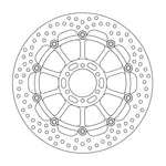 Moto Master Halo Series Floating Front Brake Disc - Aprilia AF1 125 1990-1992