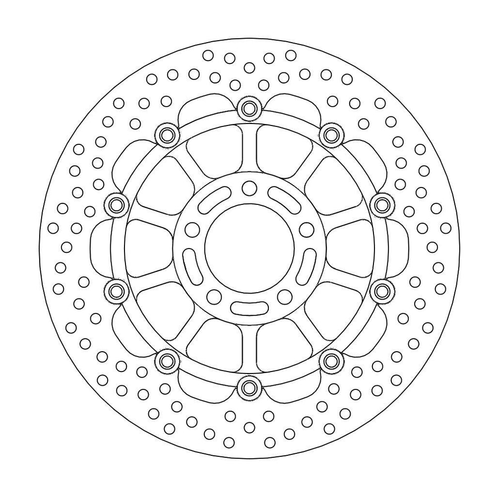 Moto Master Halo Series Floating Front Brake Disc - Suzuki VZ 800 1997-2003