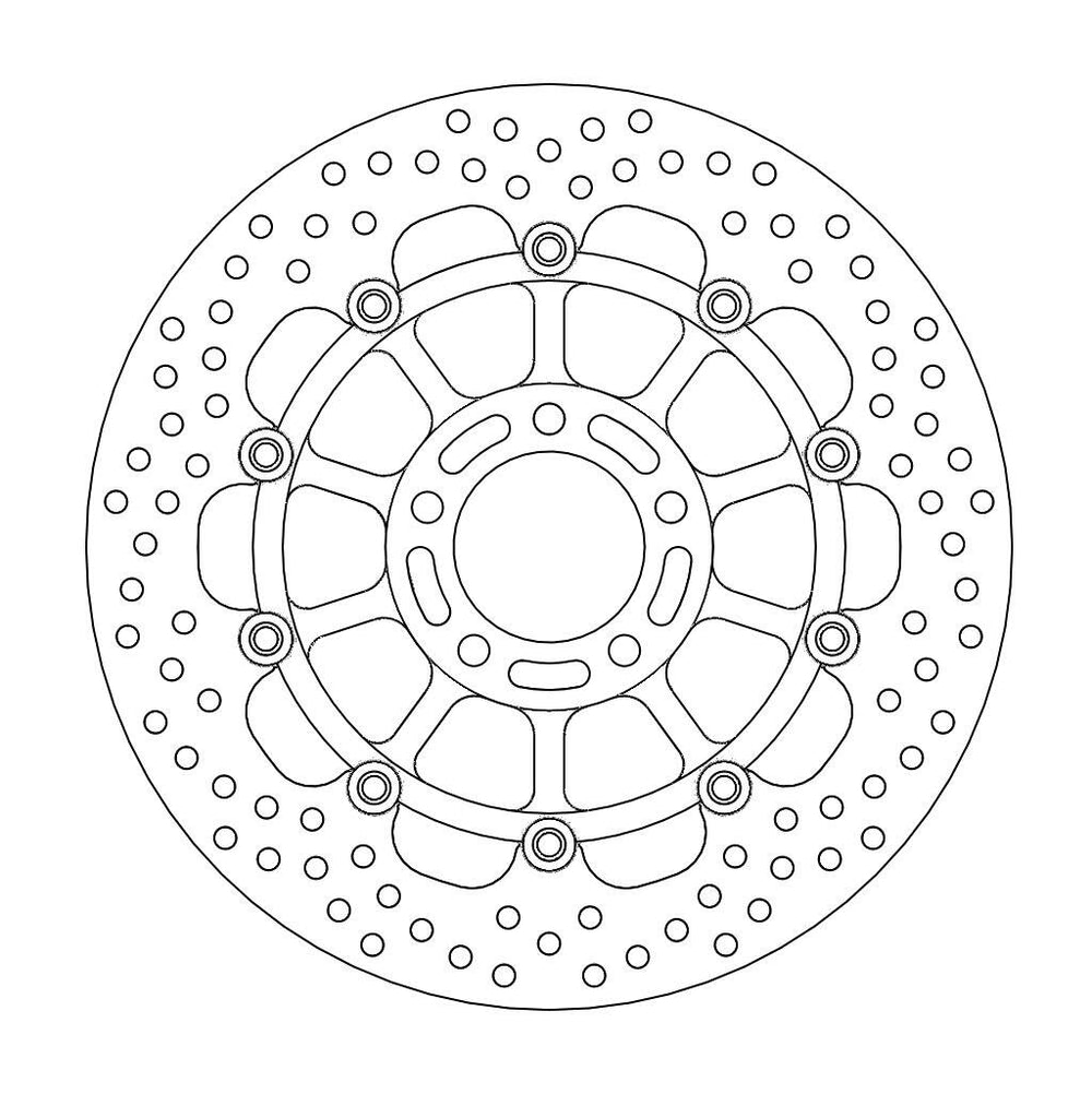 Moto Master Halo Series Floating Front Brake Disc - Suzuki GSF 1200 S Bandit 1996-2005