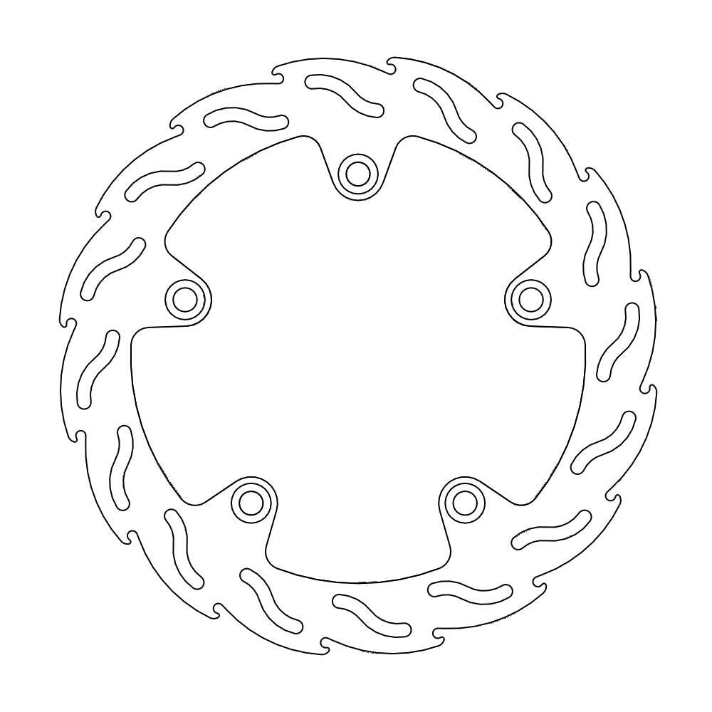 Moto Master Flame Series Rear Brake Disc - BMW F 750 GS 2018-2023