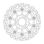 Moto Master Flame Series Floating Front Left Brake Disc - Honda CBR900RR  Fireblade 1992-1993