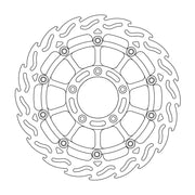 Moto Master Flame Series Floating Front Right Brake Disc - MV Agusta Rush 1000 2020-2023