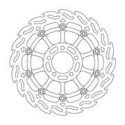 Moto Master Flame Series Floating Front Right Brake Disc - Kawasaki ZX-9 R 1998-1999
