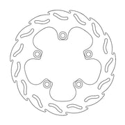Moto Master Flame Series Rear Brake Disc - Yamaha FZ1 1000 N 2006-2014