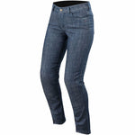 Alpinestars Stella Courtney Washed Blue Denim Ladies Motorcycle Jeans