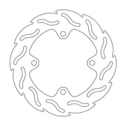 Moto Master Flame Series Rear Brake Disc - Kawasaki ZX-6 R 636 2013-2020
