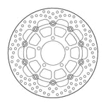 Moto Master Halo Series Floating Front Brake Disc - Triumph Tiger Explorer XRX 2016-2020
